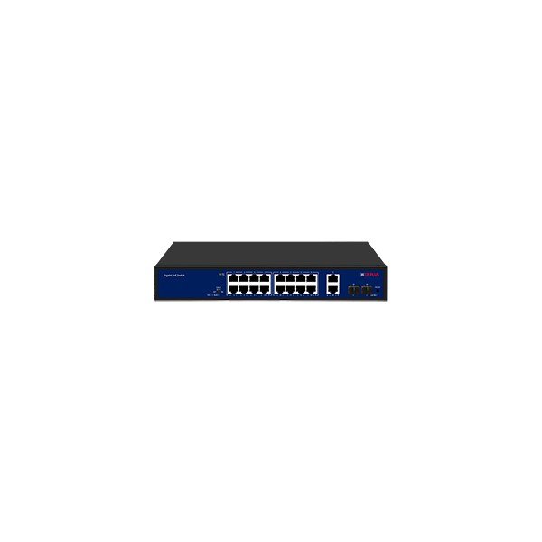 CPPLUS 16+2+2 (Giga Uplink +2 SFP)